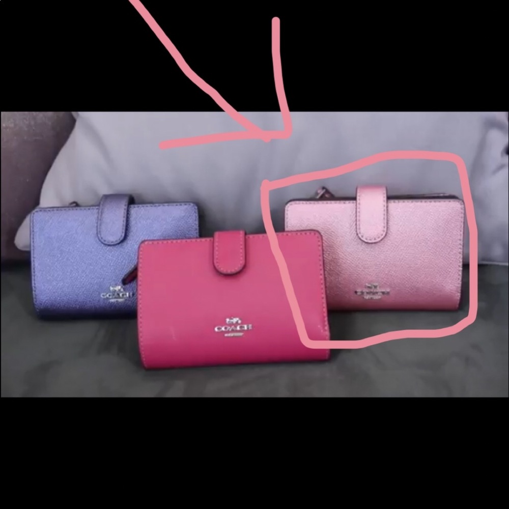 ISO of this pink coach wallet